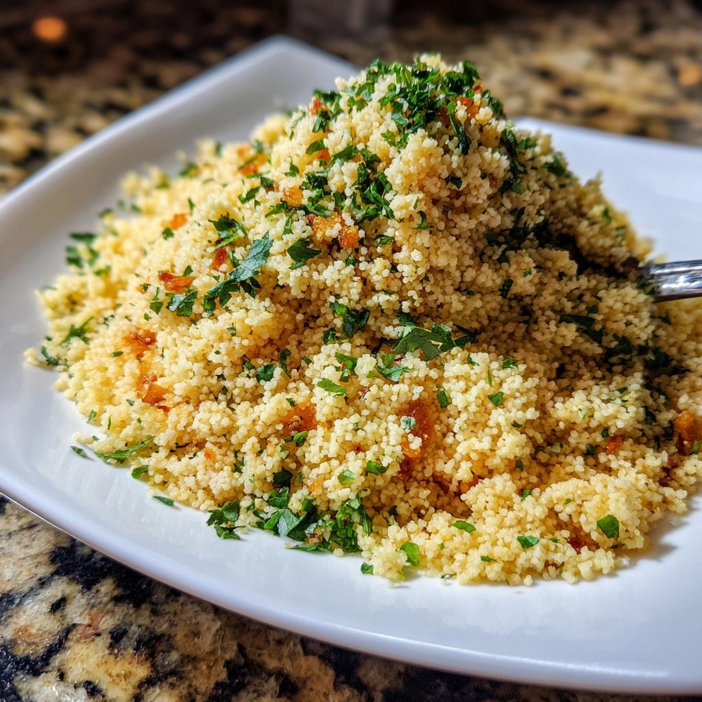 Mittagessen leicht mit Couscous