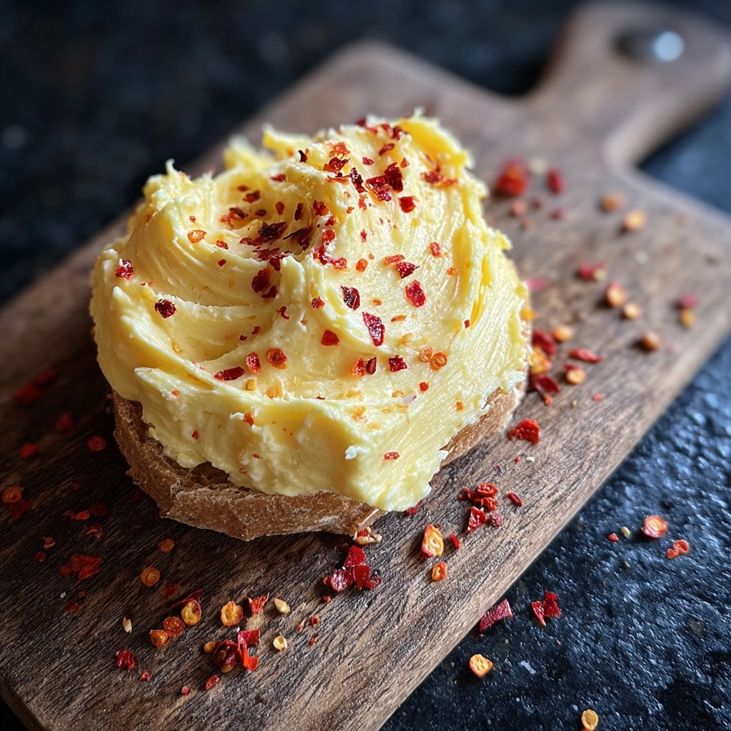 Kräuterbutter Mit Chili Flocken