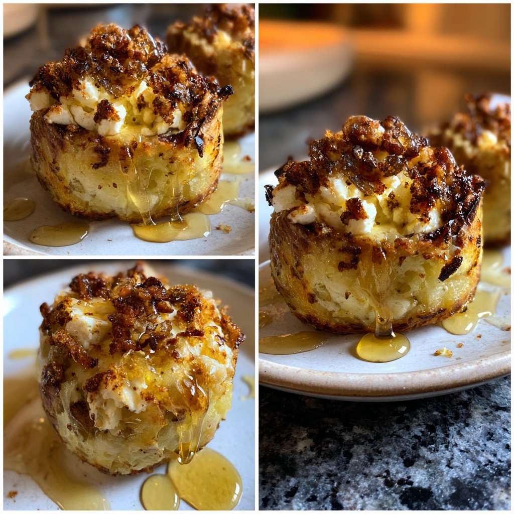 Gefüllte Süßkartoffeln mit Honig und Feta