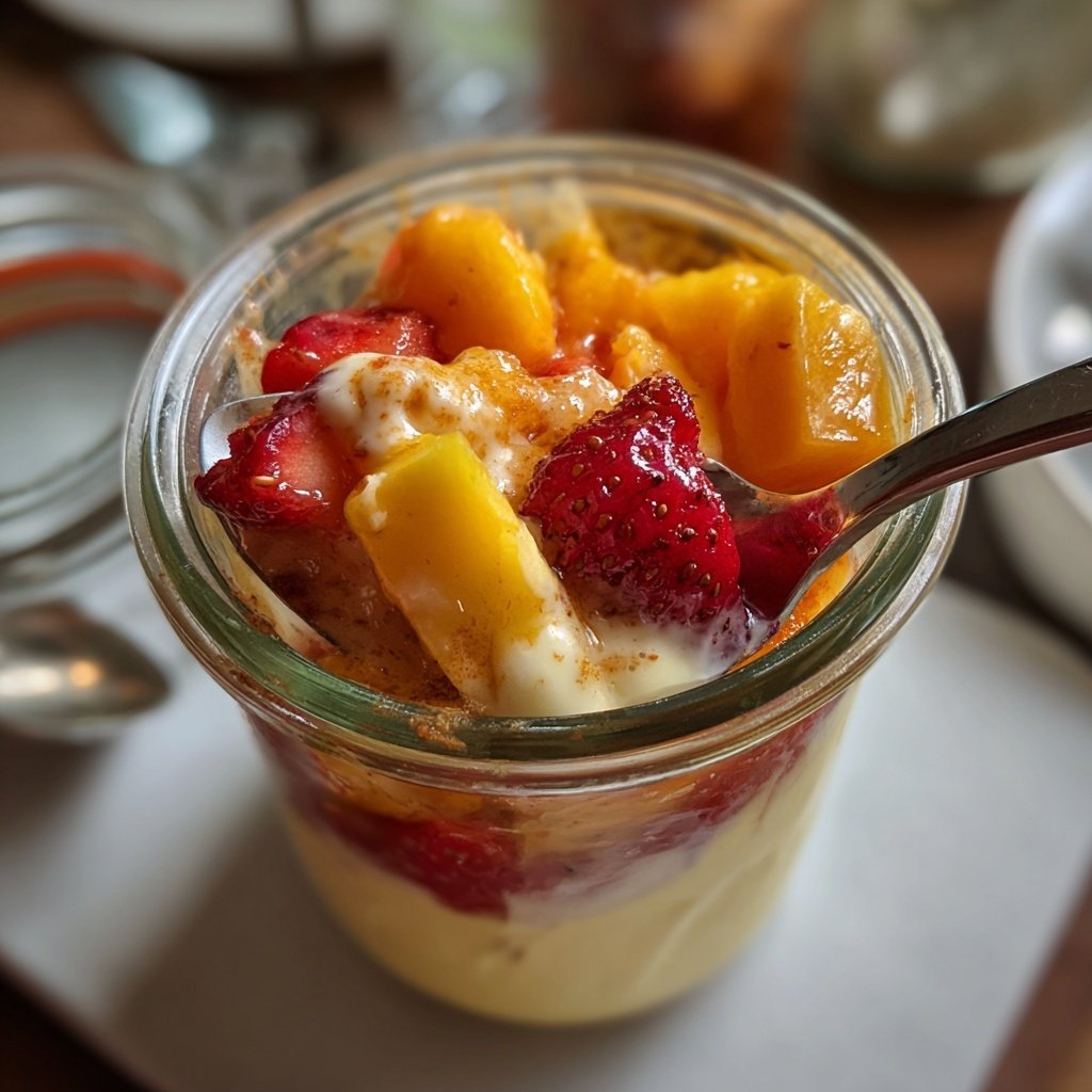 Frühstück zum Mitnehmen im Glas