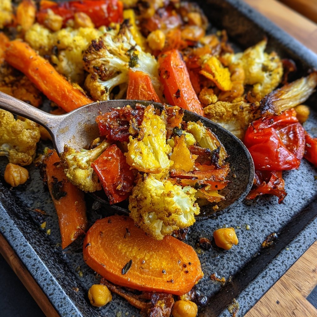 Ofengemüse mit Kichererbsen