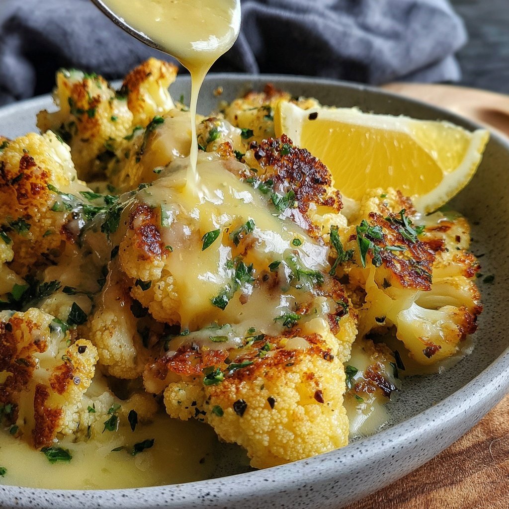 Blumenkohl mit Zitronensauce
