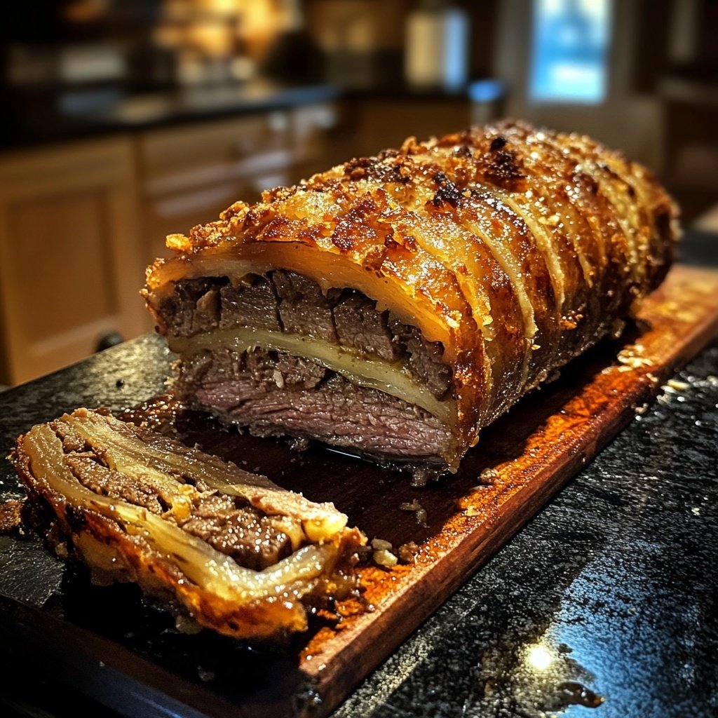 Rouladen-Schichtbraten